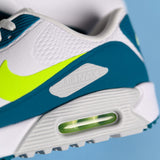 Nike Golf Shoes - Air Max 90 G - White - Bright Spruce SP26