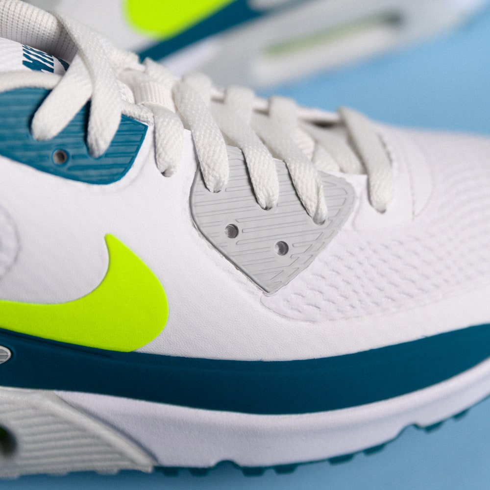 Nike Golf Shoes - Air Max 90 G - White - Bright Spruce SP26