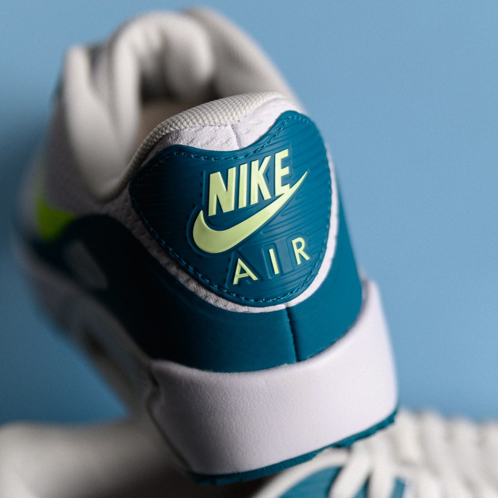 Nike Golf Shoes - Air Max 90 G - White - Bright Spruce SP26