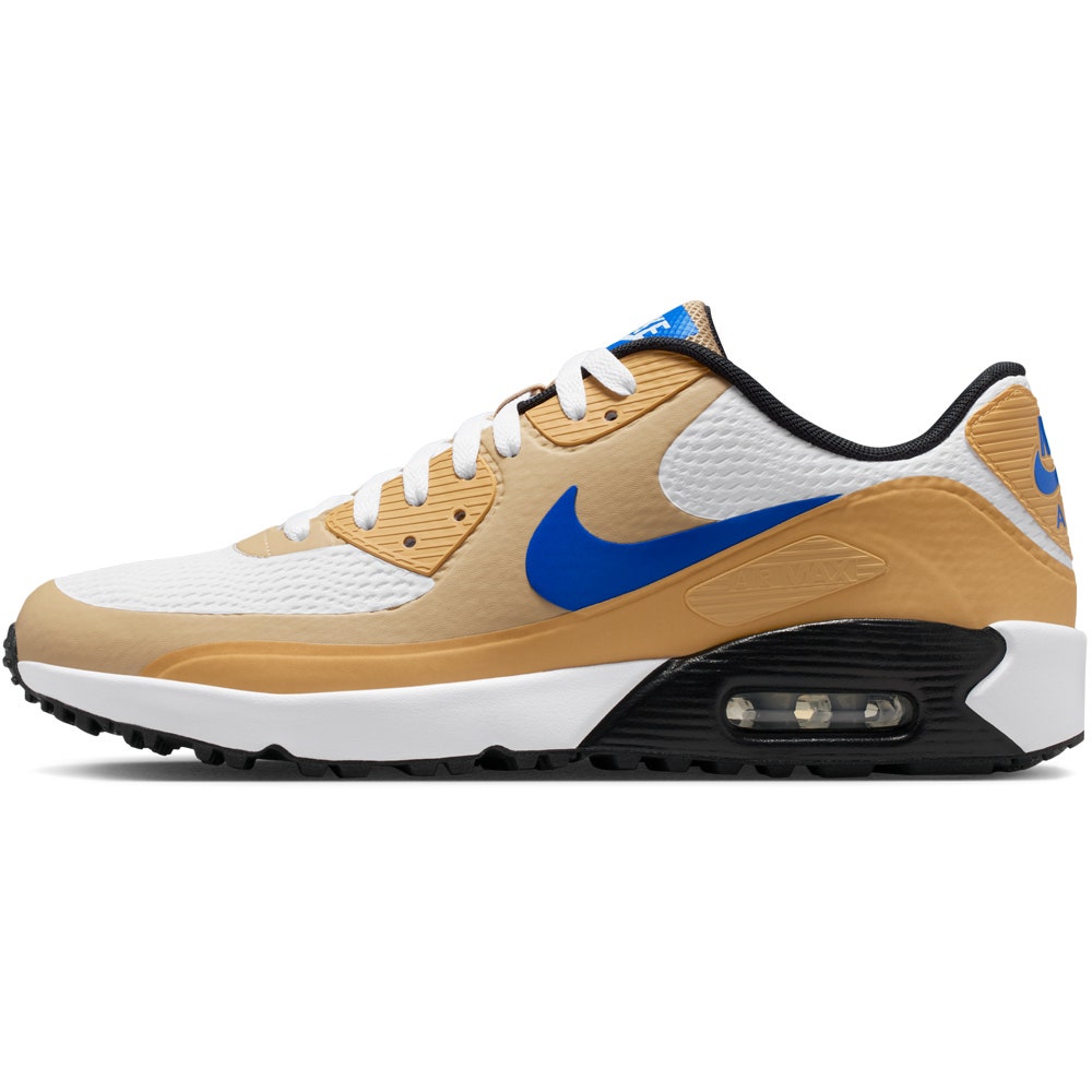 Nike Golf Shoes - Air Max 90 G - White - Linen SU26