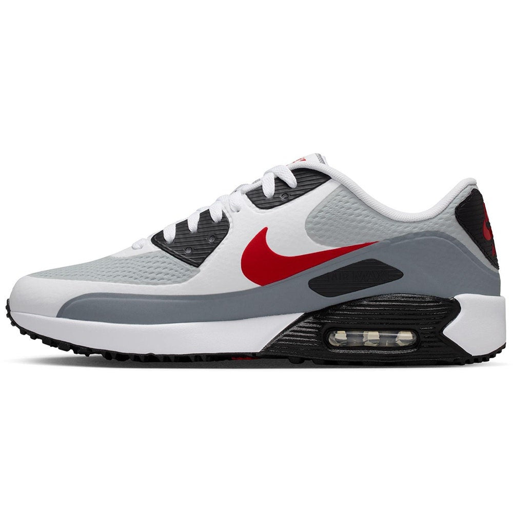 Nike Golf Shoes - Air Max 90 G - White - Smoke Grey SU26