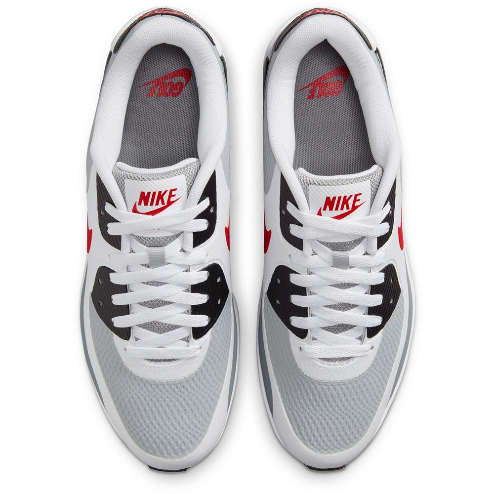 Nike Golf Shoes - Air Max 90 G - White - Smoke Grey SU26