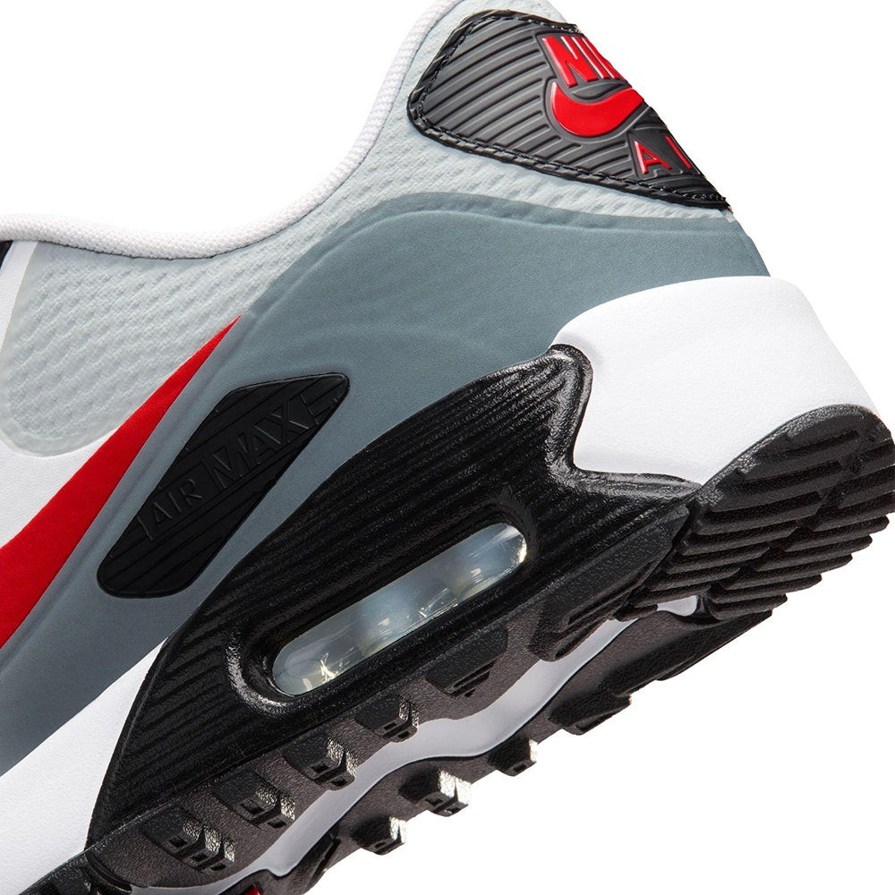Nike Golf Shoes - Air Max 90 G - White - Smoke Grey SU26
