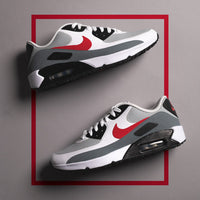 Nike Golf Shoes - Air Max 90 G - White - Smoke Grey SU26