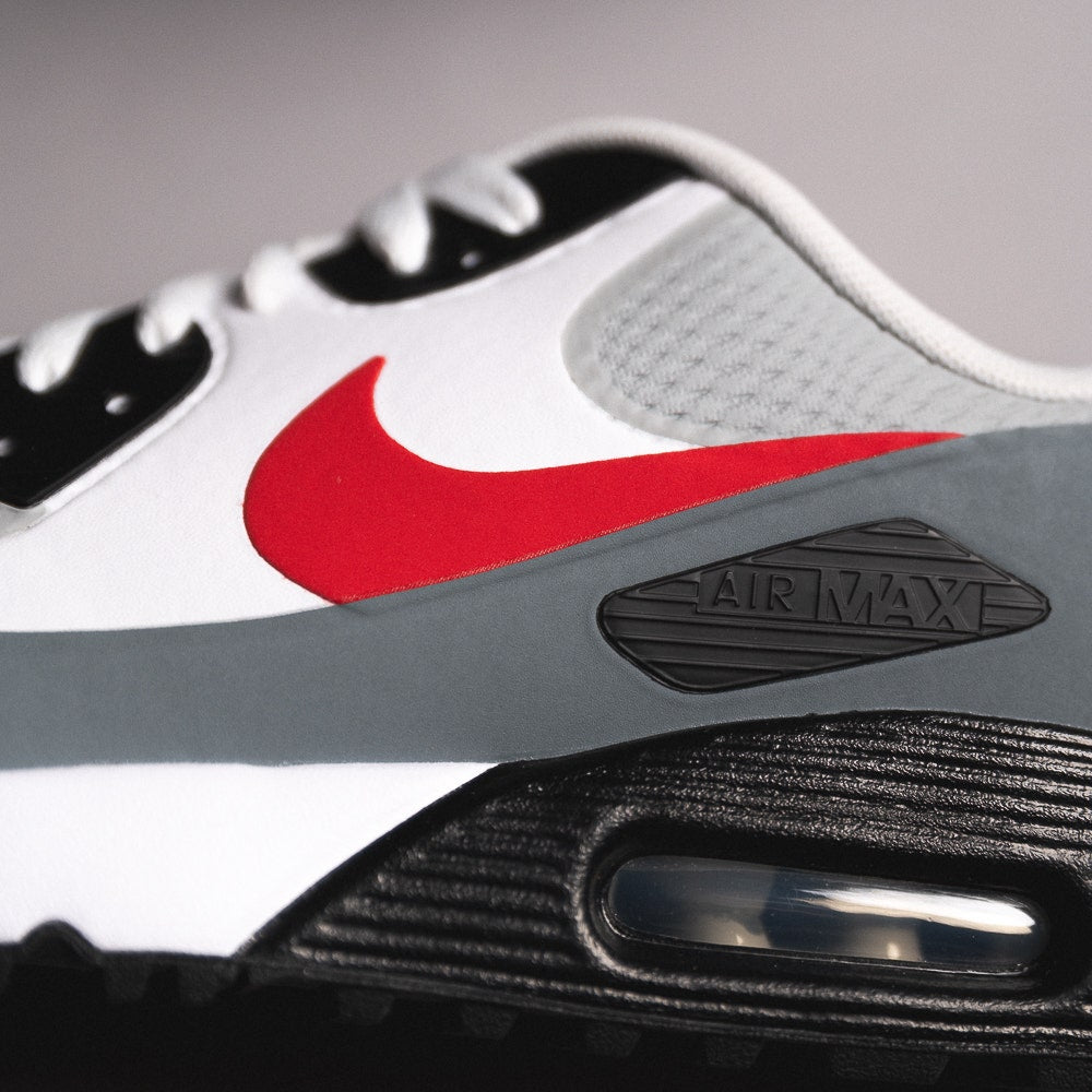 Nike Golf Shoes - Air Max 90 G - White - Smoke Grey SU26