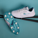 Nike Golf Shoes - Victory Pro 4 - White - Iridescent Blue SU25