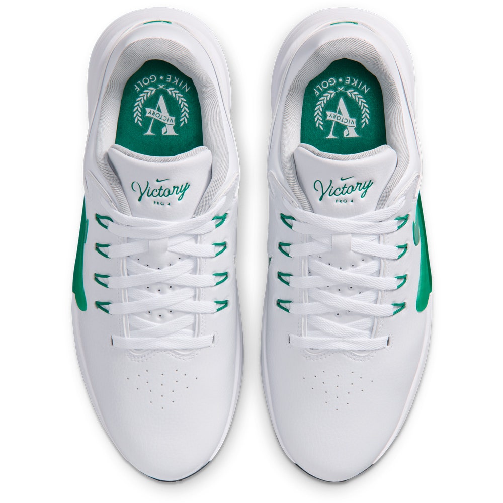 Nike Golf Shoes - Victory Pro 4 - White - Malachite SU26