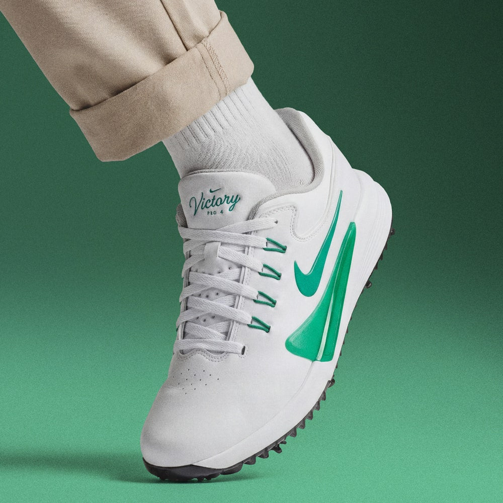 Nike Golf Shoes - Victory Pro 4 - White - Malachite SU26