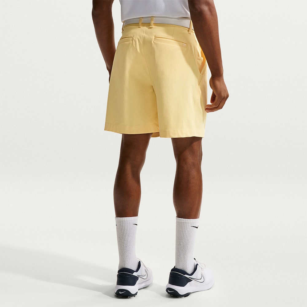 Nike Golf Shorts - NK DF Par 5 Pleat 6.5" - Soft Yellow SP26