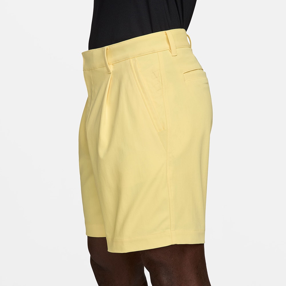 Nike Golf Shorts - NK DF Par 5 Pleat 6.5" - Soft Yellow SP26