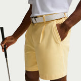 Nike Golf Shorts - NK DF Par 5 Pleat 6.5" - Soft Yellow SP26