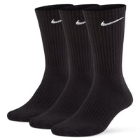Nike Golf Socks - Everyday Cushioned Crew - 3 Pack Black SU26