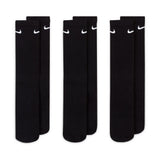 Nike Golf Socks - Everyday Cushioned Crew - 3 Pack Black SU26
