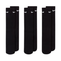 Nike Golf Socks - Everyday Cushioned Crew - 3 Pack Black SU26