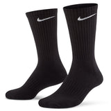 Nike Golf Socks - Everyday Cushioned Crew - 3 Pack Black SU26