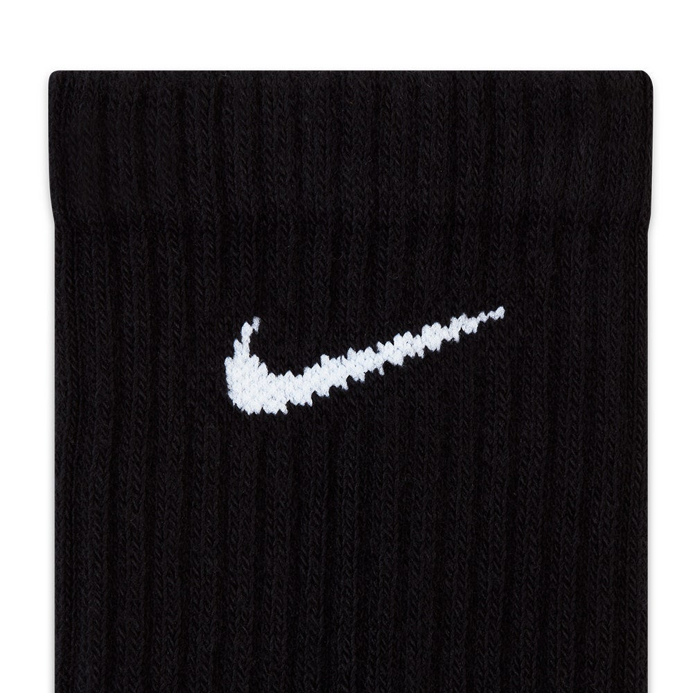 Nike Golf Socks - Everyday Cushioned Crew - 3 Pack Black SU26