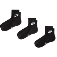 Nike Golf Socks - Everyday Elevated Futura Ankle - 3 Pack Black FA26