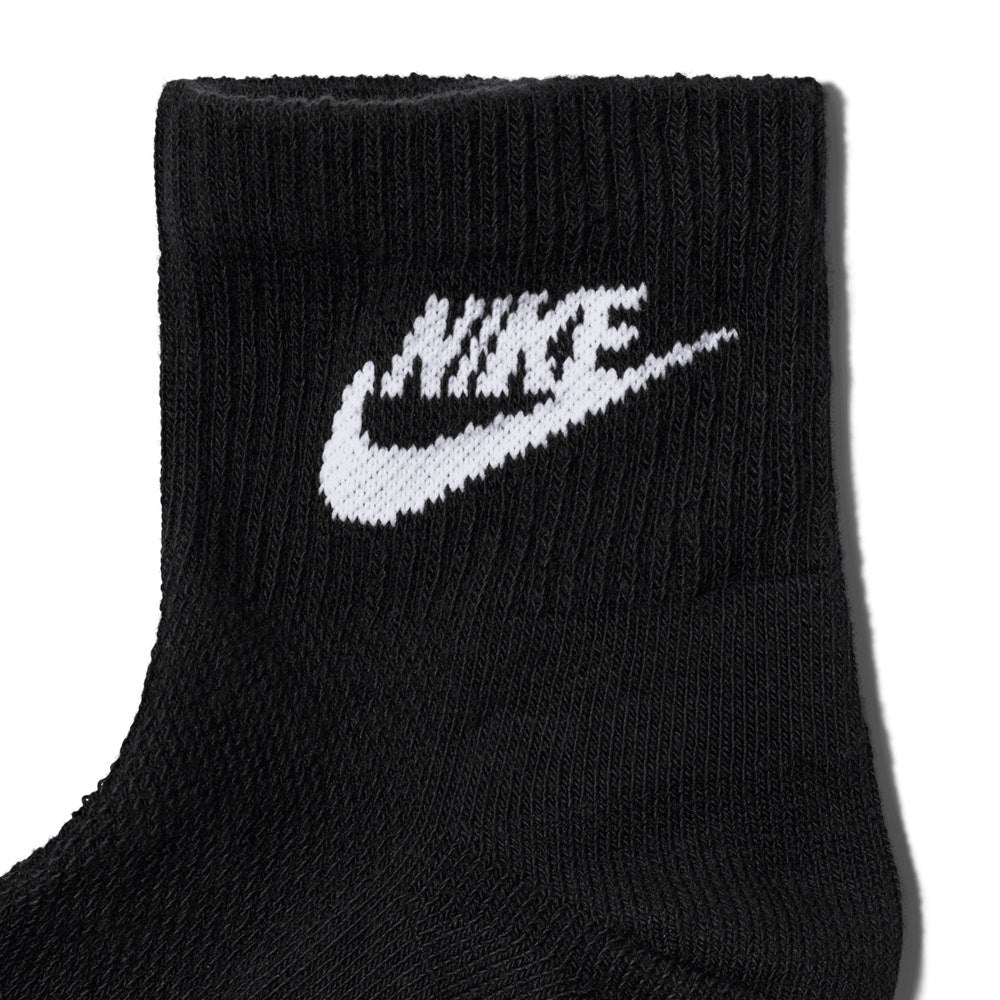 Nike Golf Socks - Everyday Elevated Futura Ankle - 3 Pack Black FA26