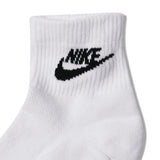 Nike Golf Socks - Everyday Elevated Futura Ankle - 3 Pack White FA26