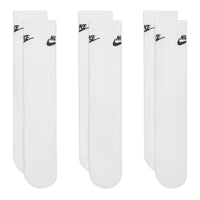 Nike Golf Socks - Everyday Elevated Futura Crew - 3 Pack White FA26