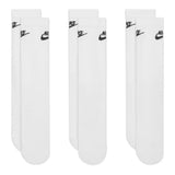 Nike Golf Socks - Everyday Elevated Futura Crew - 3 Pack White FA26