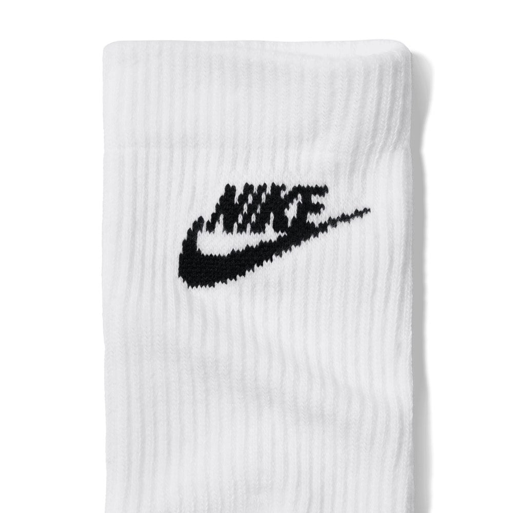 Nike Golf Socks - Everyday Elevated Futura Crew - 3 Pack White FA26