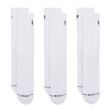 Nike Golf Socks - Everyday Elevated Shield Crew - 3 Pack White SU26