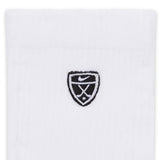 Nike Golf Socks - Everyday Elevated Shield Crew - 3 Pack White SU26