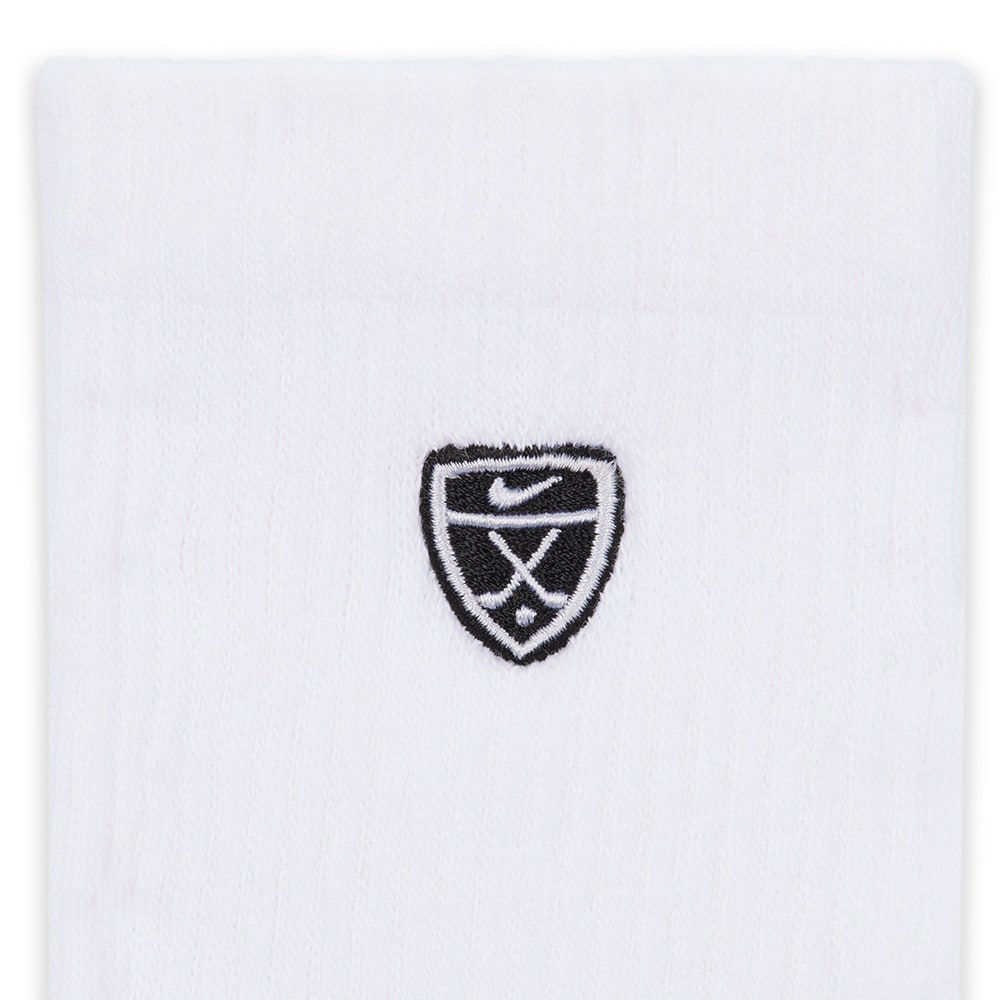Nike Golf Socks - Everyday Elevated Shield Crew - 3 Pack White SU26