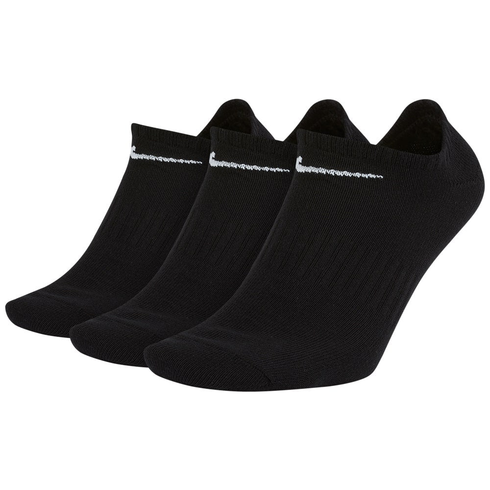 Nike Golf Socks - Everyday Lightweight No Show - 3 Pack Black SU26