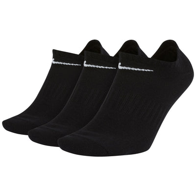 Nike Golf Socks - Everyday Lightweight No Show - 3 Pack Black SU26