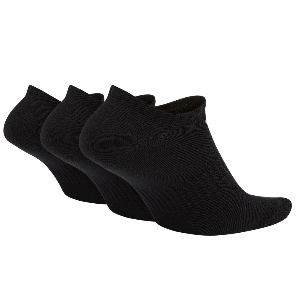 Nike Golf Socks - Everyday Lightweight No Show - 3 Pack Black SU26