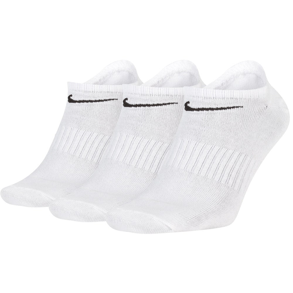 Nike Golf Socks - Everyday Lightweight No Show - 3 Pack White SU26
