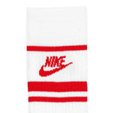 Nike Golf Socks - Sportswear Essential Crew - 3 Pk Uni. Red SP26