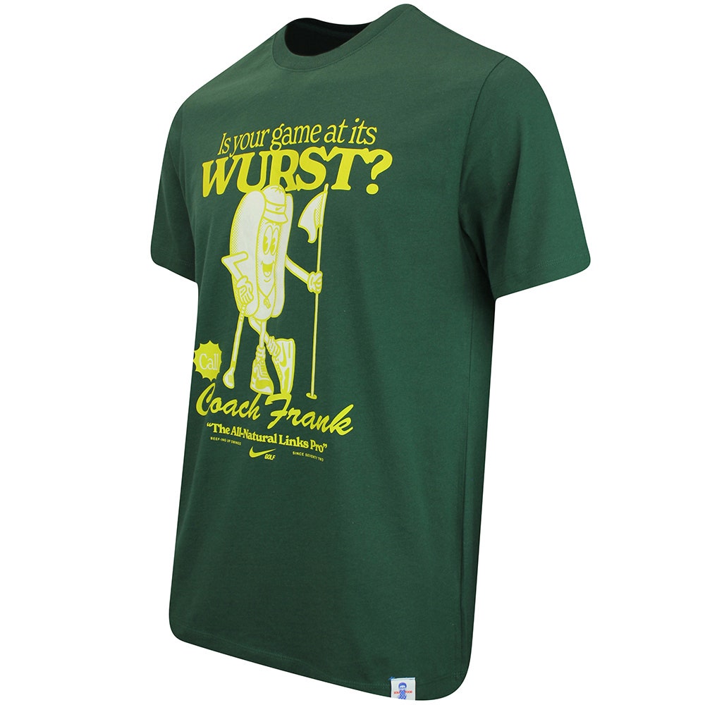 Nike Golf T-Shirt - Coach Frank Tee - Fir FA25