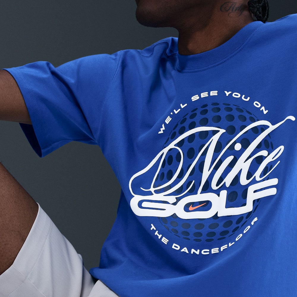 Nike Golf T-Shirt - Graphic Max 90 Tee - Game Royal FA25