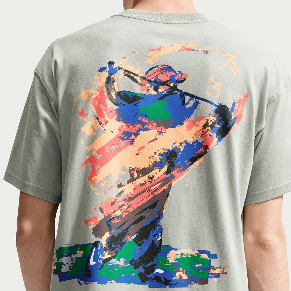 Nike Golf T-Shirt - NK Loose Fit DNA Print Tee - Jade Horizon FA26