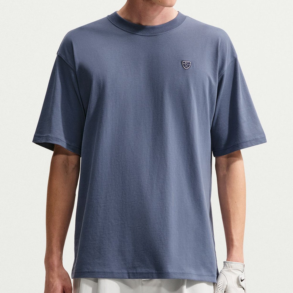 Nike Golf T-Shirt - NK Loose Fit Open Camo Tee - Diffused Blue FA26