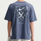 Nike Golf T-Shirt - NK Loose Fit Open Camo Tee - Diffused Blue FA26
