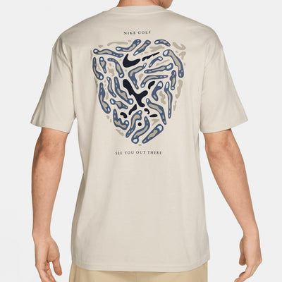 Nike Golf T-Shirt - NK Loose Fit Open Camo Tee - Lt Orewood FA26