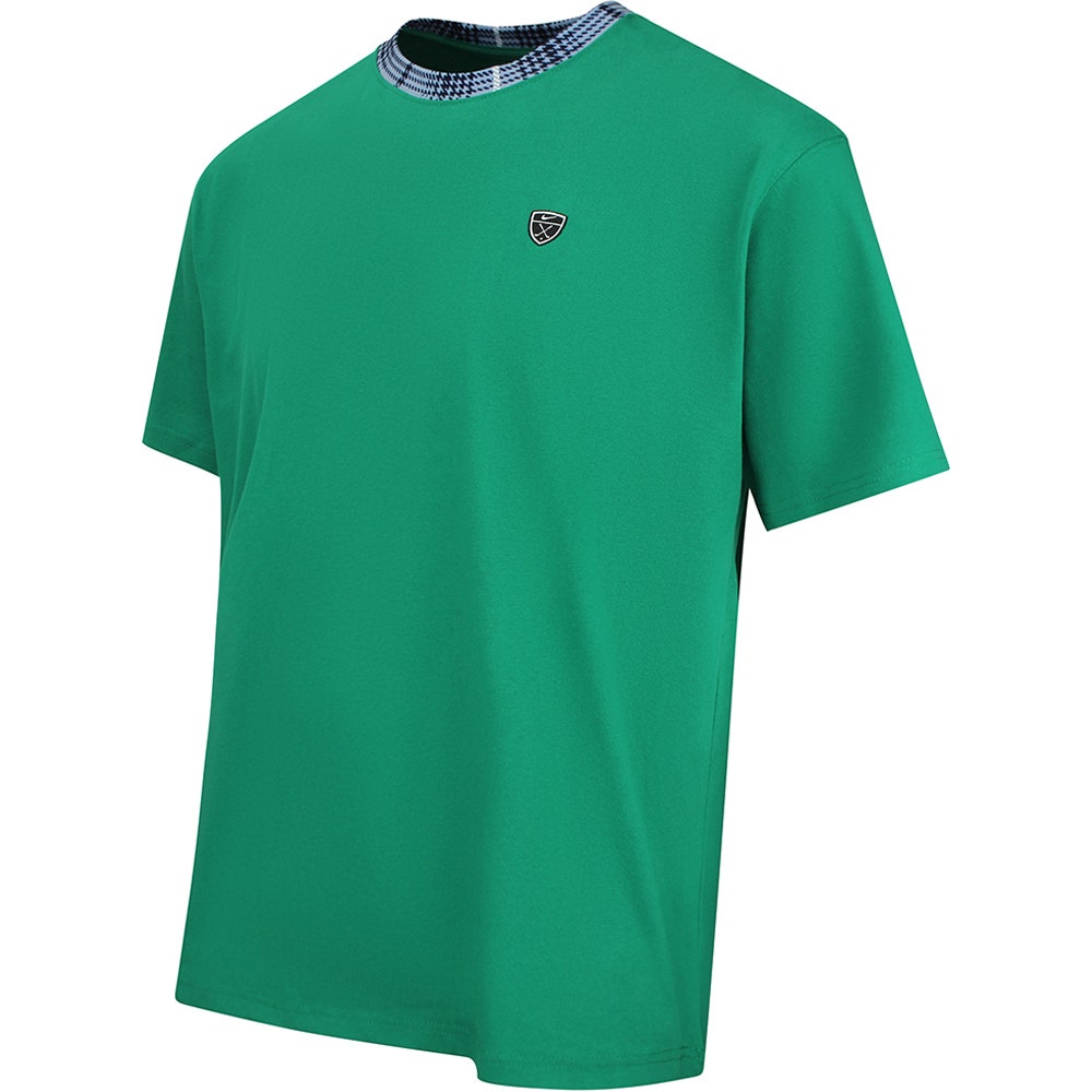 Nike Golf T-Shirt - NK Retro Loose Fit Tartan Tee - Malachite SP26