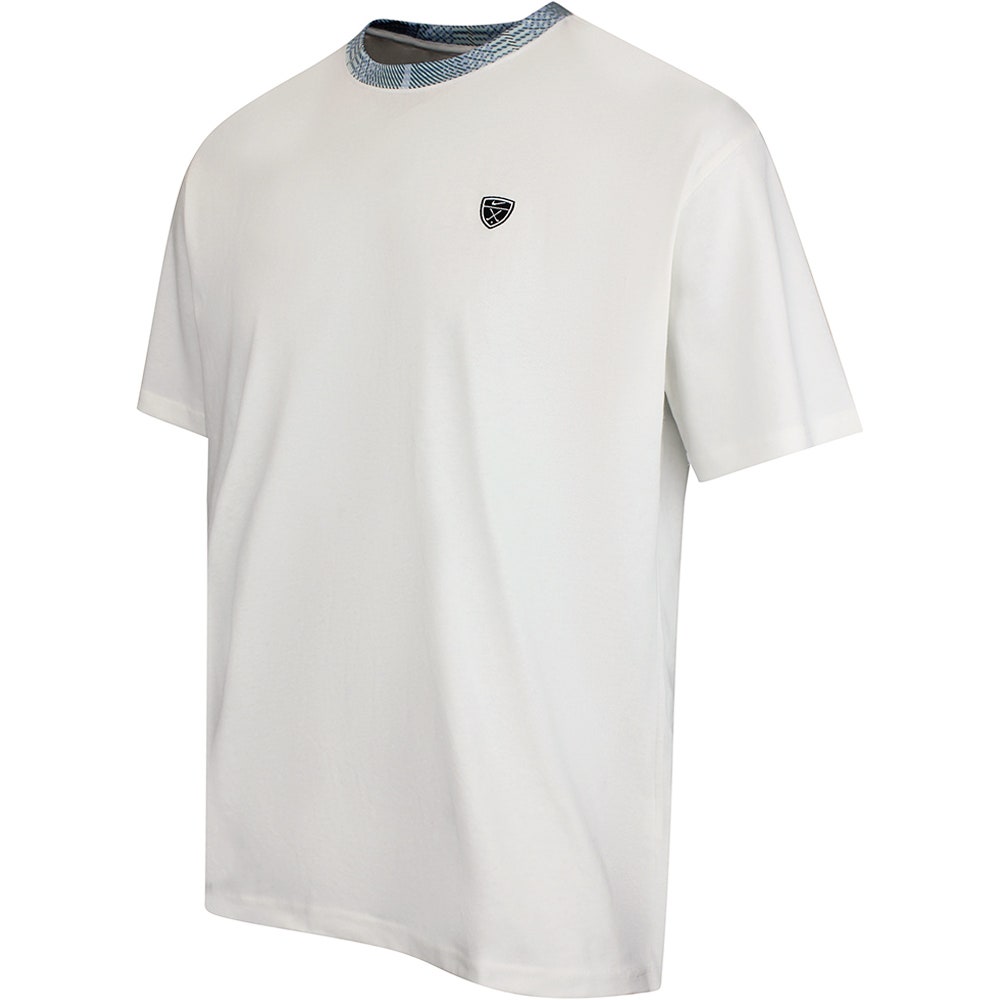 Nike Golf T-Shirt - NK Retro Loose Fit Tartan Tee - Sail SP26