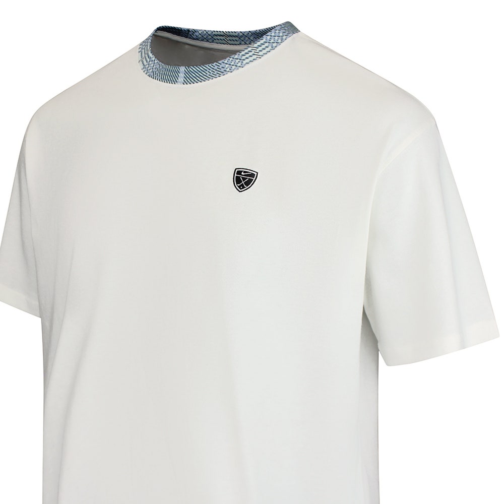 Nike Golf T-Shirt - NK Retro Loose Fit Tartan Tee - Sail SP26