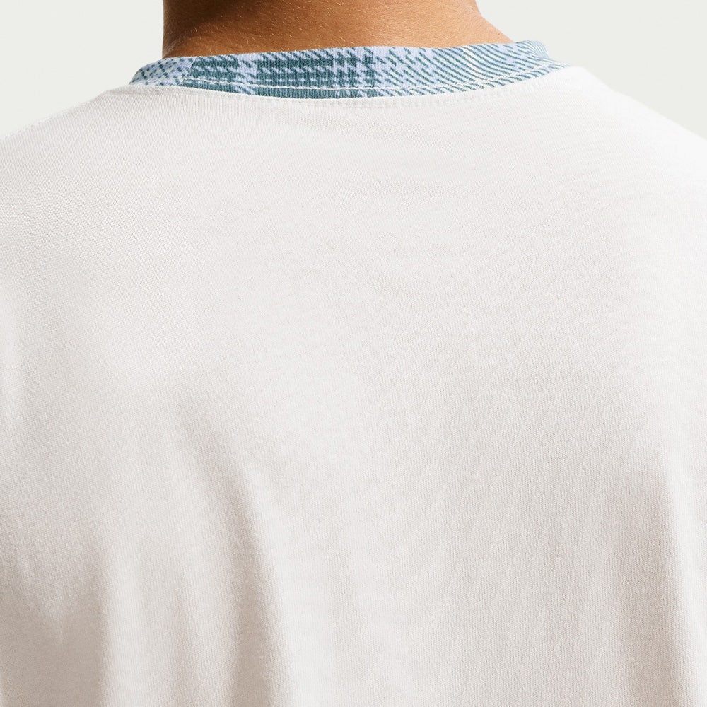 Nike Golf T-Shirt - NK Retro Loose Fit Tartan Tee - Sail SP26