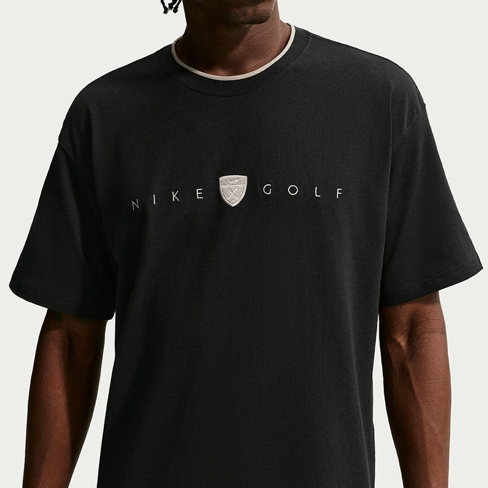 Nike Golf T-Shirt - NK Retro Loose Fit Tee - Black SU26