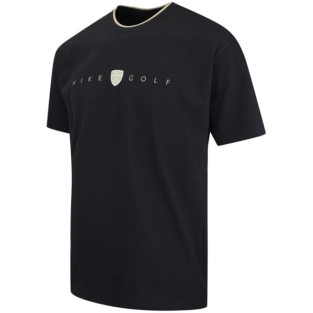 Nike Golf T-Shirt - NK Retro Loose Fit Tee - Black SU26