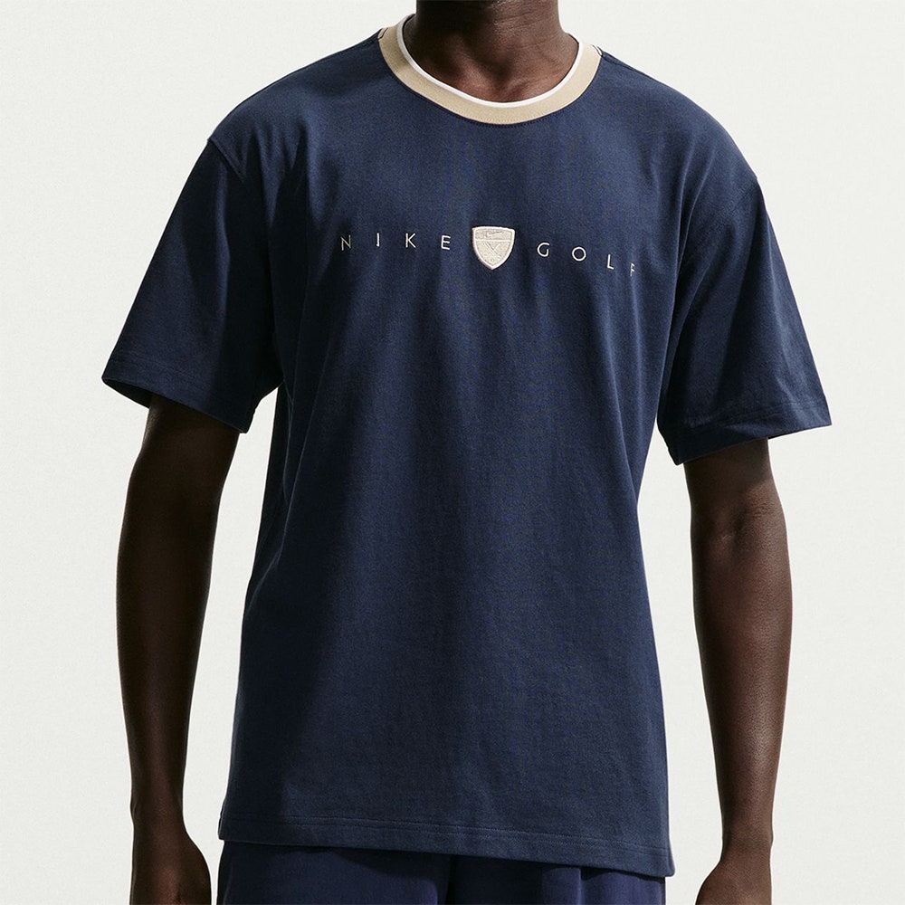 Nike Golf T-Shirt - NK Retro Loose Fit Tee - College Navy SP26