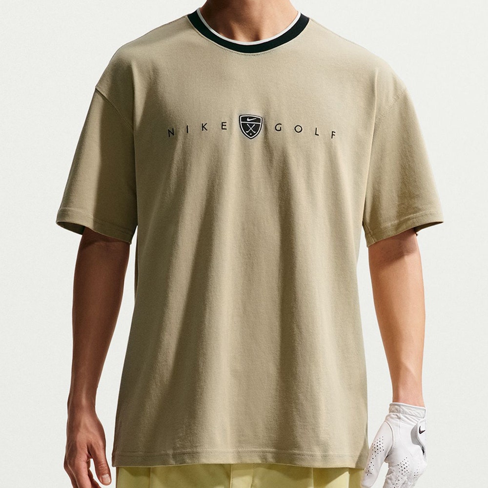 Nike Golf T-Shirt - NK Retro Loose Fit Tee - Limestone SU26