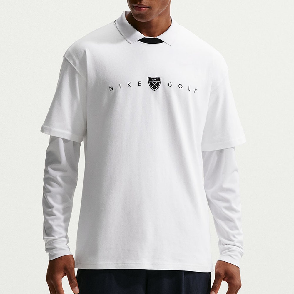 Nike Golf T-Shirt - NK Retro Loose Fit Tee - White SU26