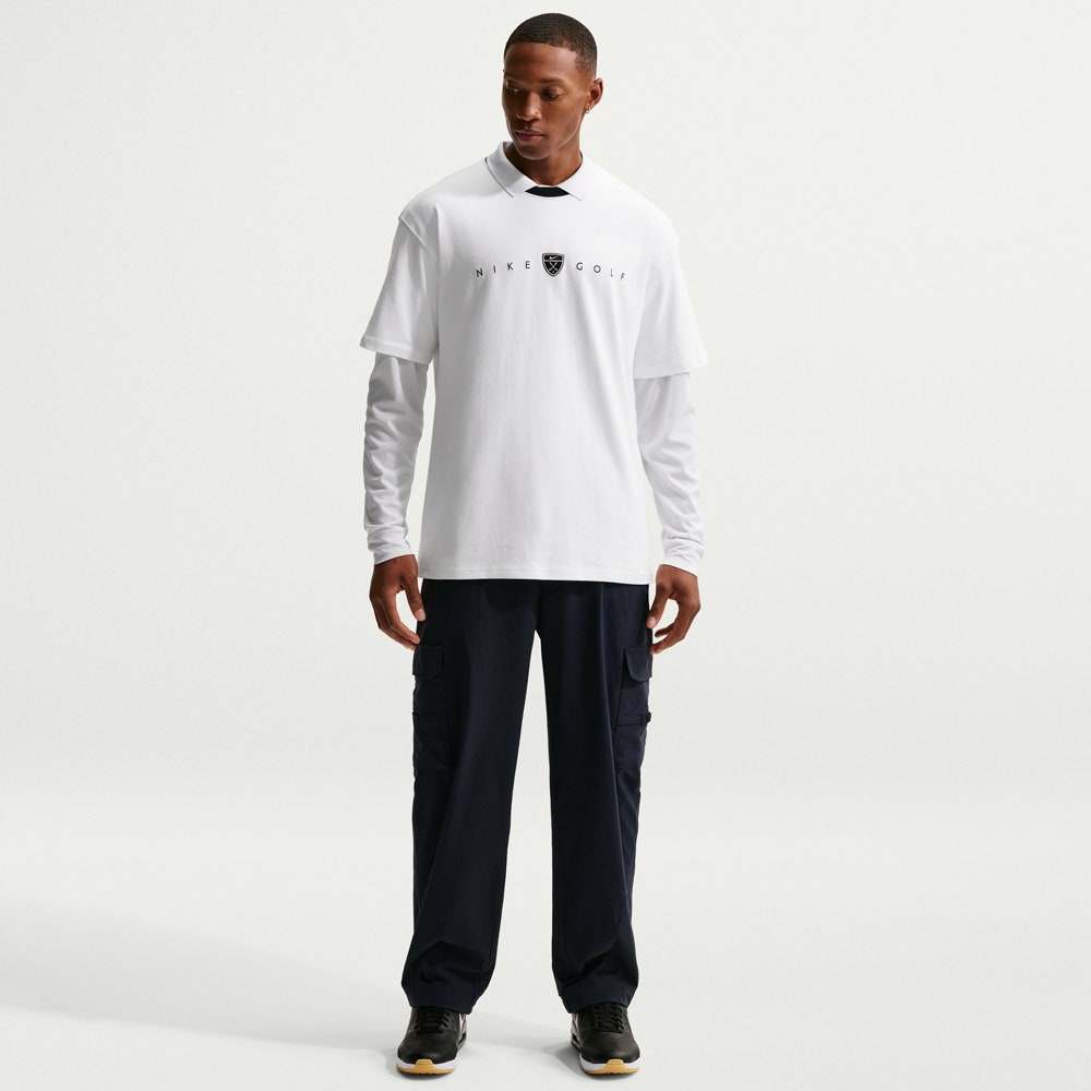 Nike Golf T-Shirt - NK Retro Loose Fit Tee - White SU26